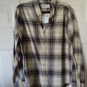 Abercrombie Flannel Checked Shirt Size Medium